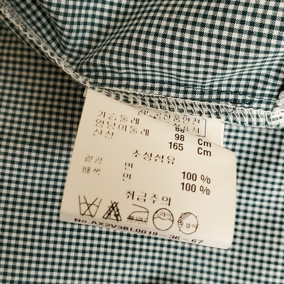 🆕Anne Klein Cotton Checkered pattern 3/4 sleeves Tunic Dresses - Picture 16 of 16